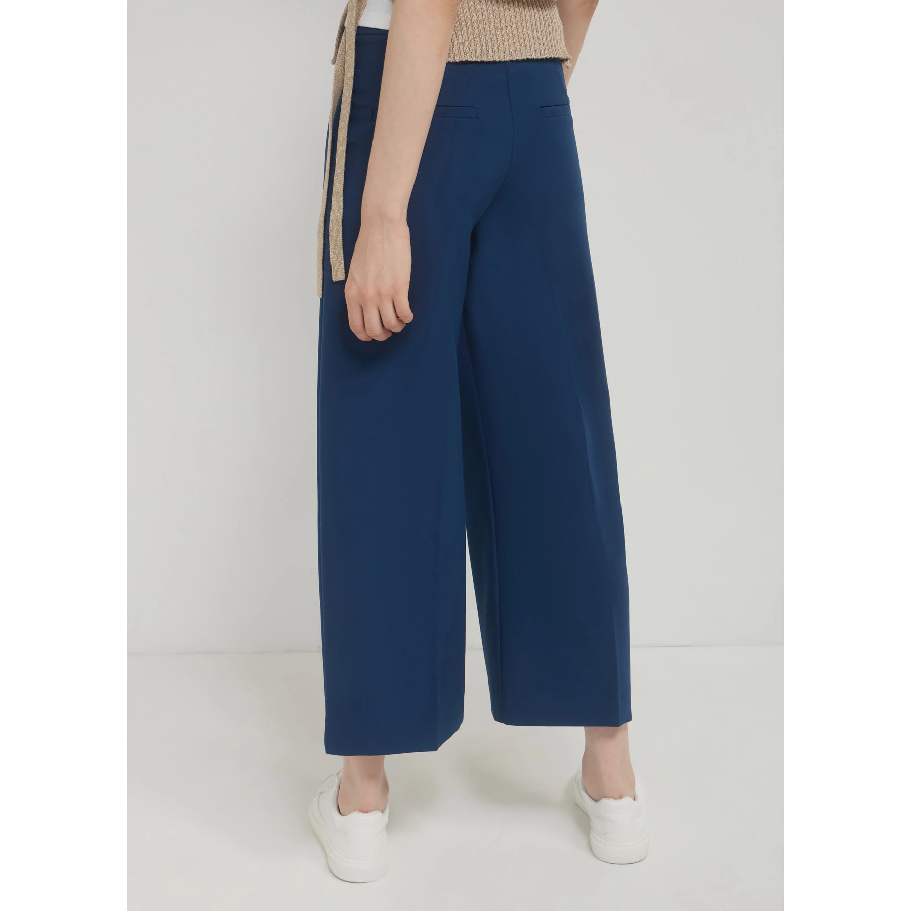 Pantalone culotte tinta unita