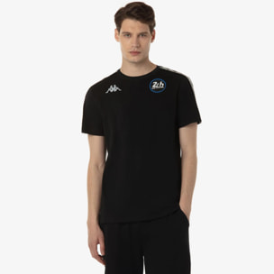 Kappa - T-Shirts & Top Uomo Nero - 222 Banda Ran 24H Le Mans