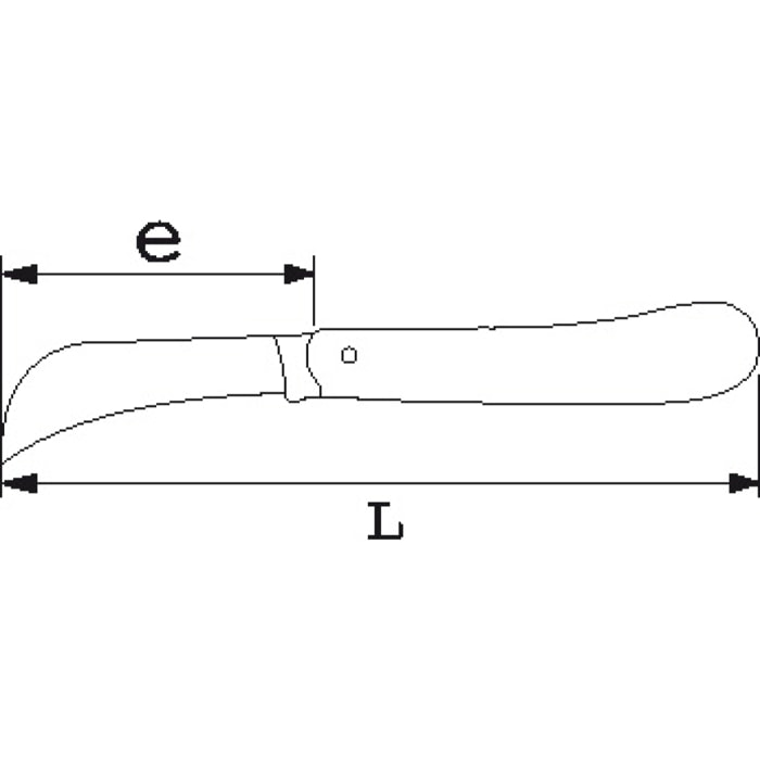 Couteau pour électricien SAM OUTILLAGE 2 lames dont une serpette 70 mm - 371