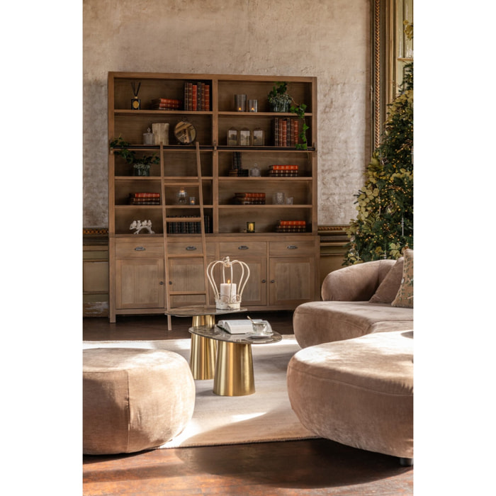 J-Line décoration de jardin - métal - blanc cassé