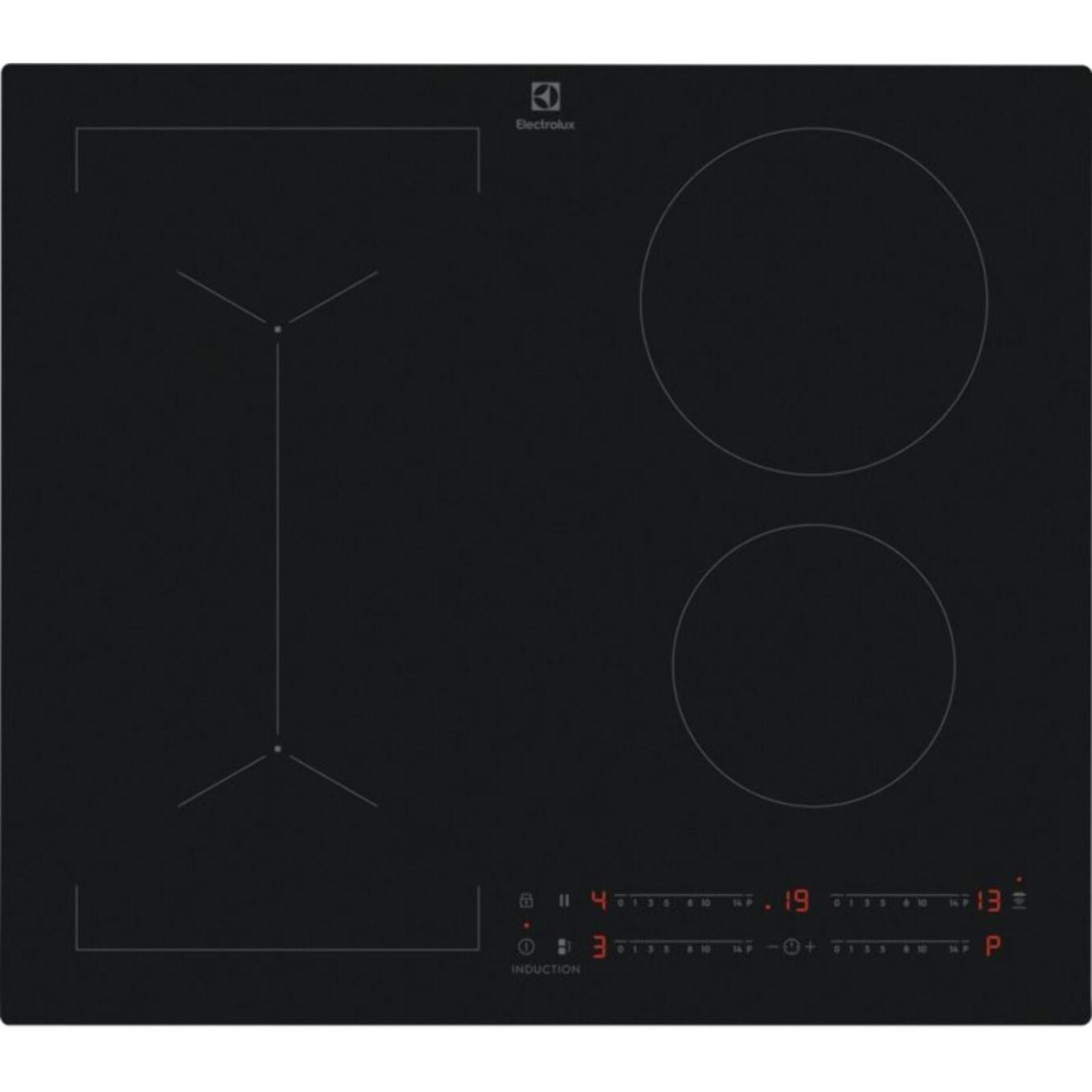 Plaque induction ELECTROLUX EIV63443CT SaphirMatt SE- Anti-rayures et Zone Flex