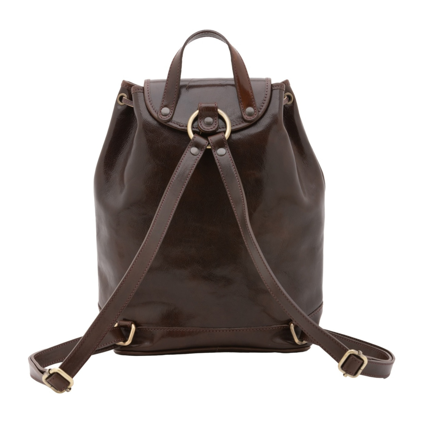 Borsa a spalla da donna - Modello False - 100% pelle artigianale - 25.0 x 32.0 x 14.0 cm