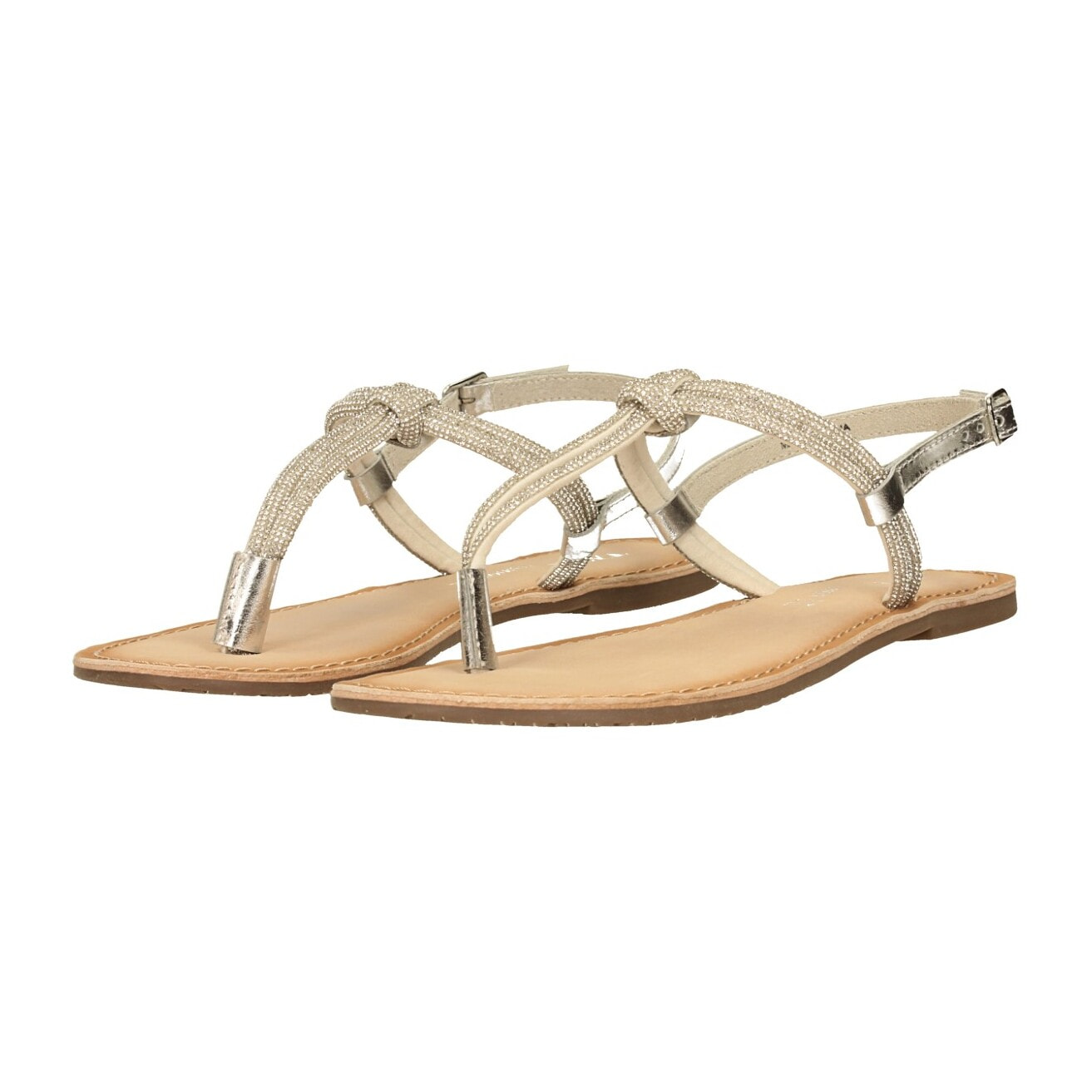 Sandali Donna Tata Italia Argentato