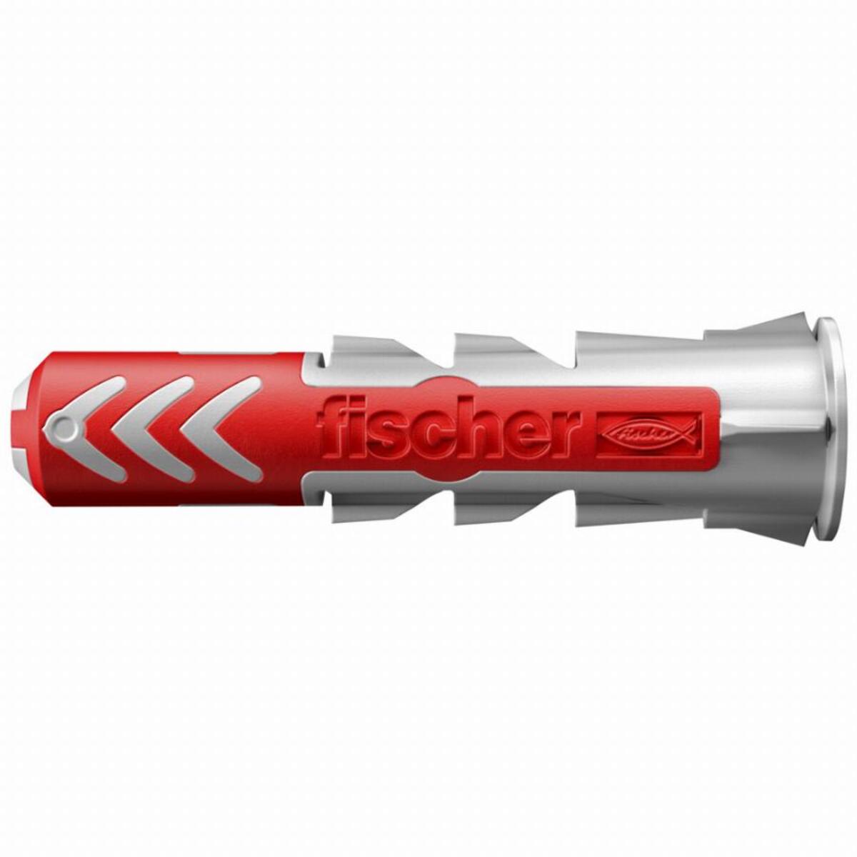 Cheville tous matériaux DuoPower FISCHER 8x40 + Vis - Boite de 50 - 555108