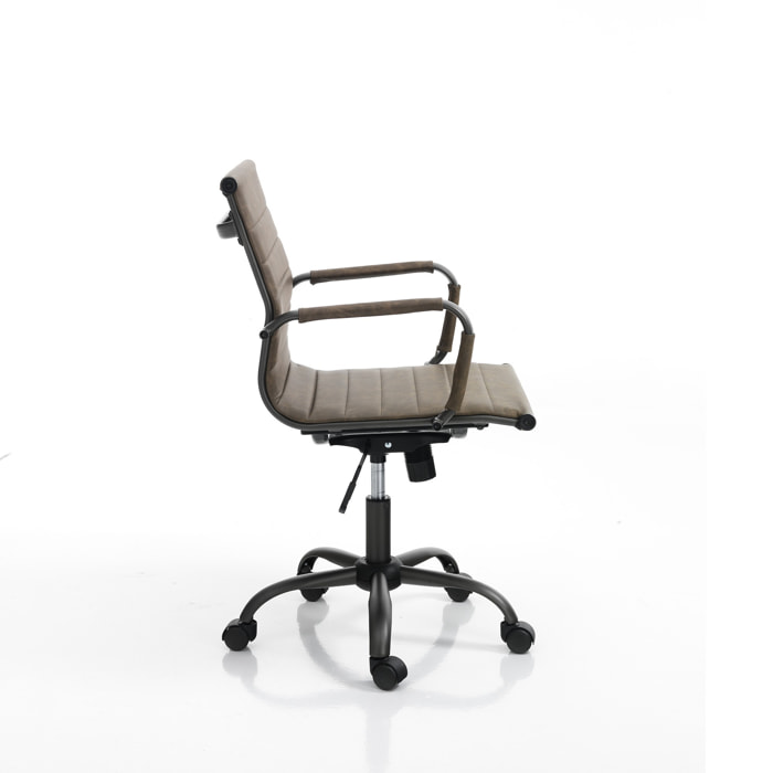 Tomasucci poltrona da ufficio TASK SMALL OLD BROWN marrone