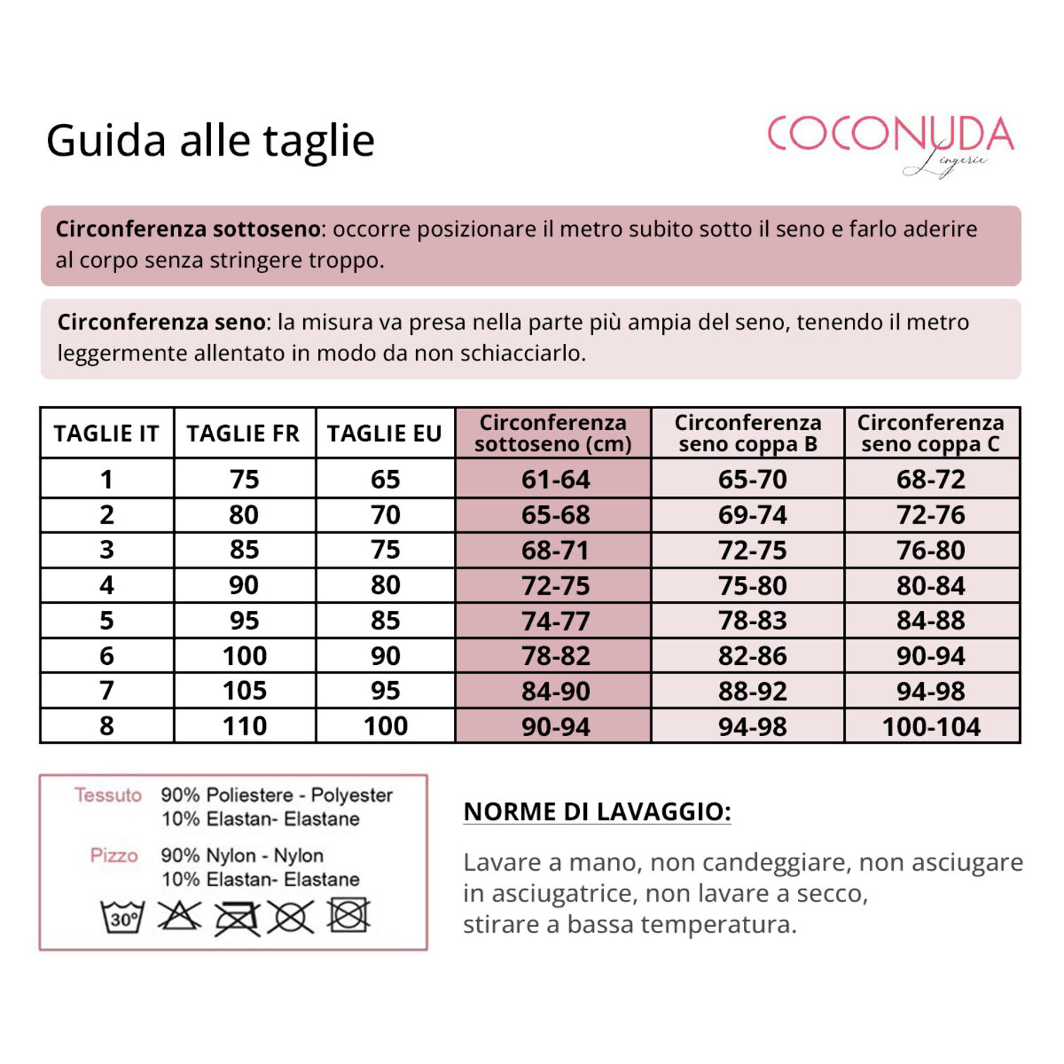 3 Reggiseni Donna Coconuda Art. Gardenia Coppa B