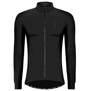 Chaqueta ciclista hombre manga larga negro