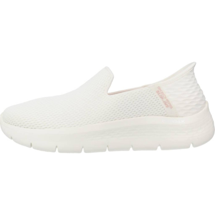 Sneakers De  Mujer Slip-ins  Go Walk Flex Blanco