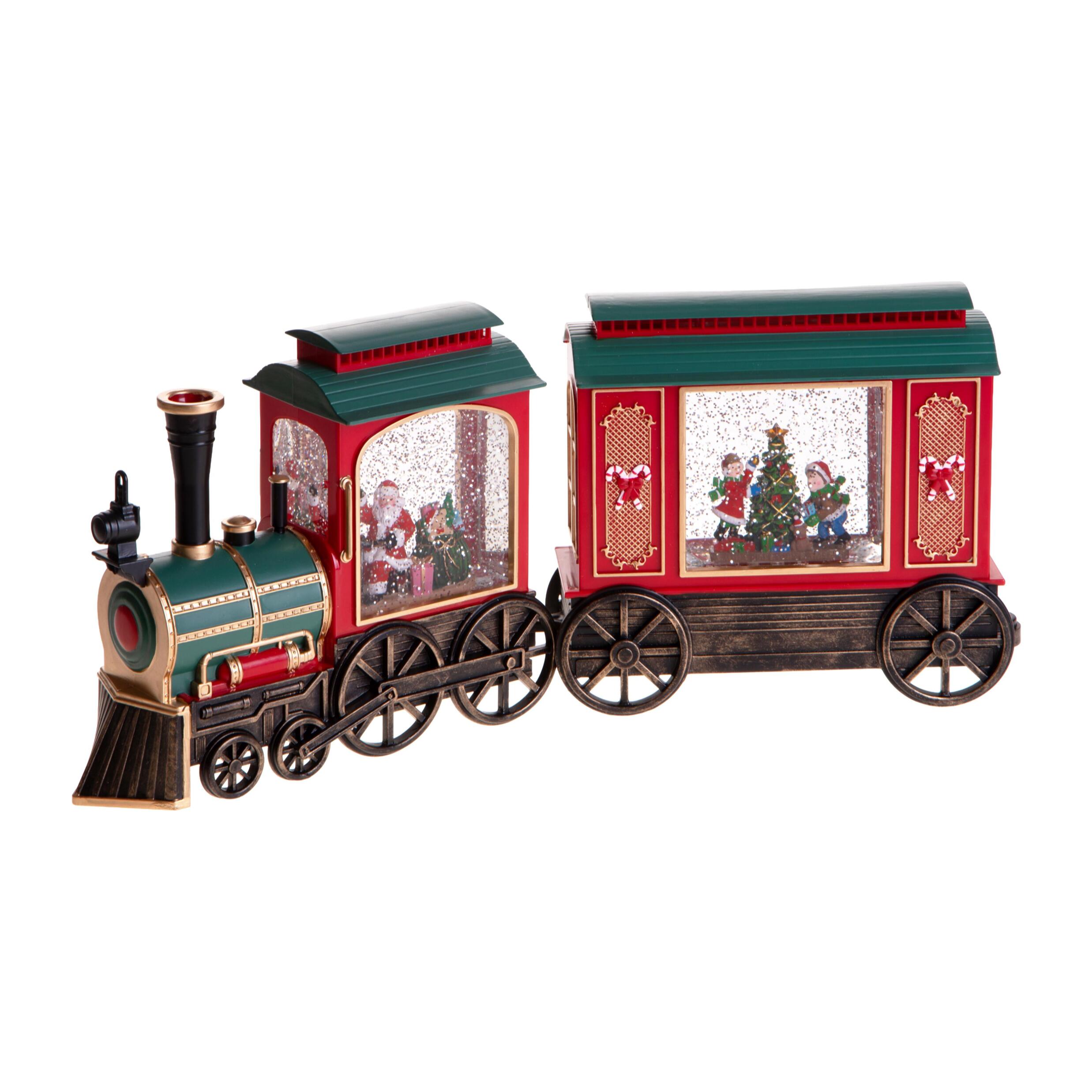 Treno con vagone con santa led+musica - Pezzi 1 - ALTRO - Bianchi Dino SpA