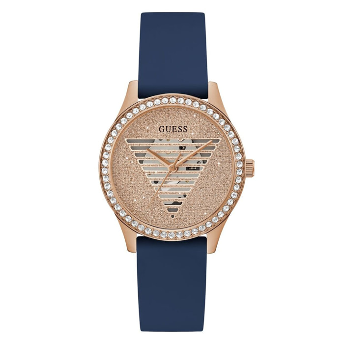 Reloj Guess GW0530L3 Mujer Analogico Cuarzo con Correa de Silicona