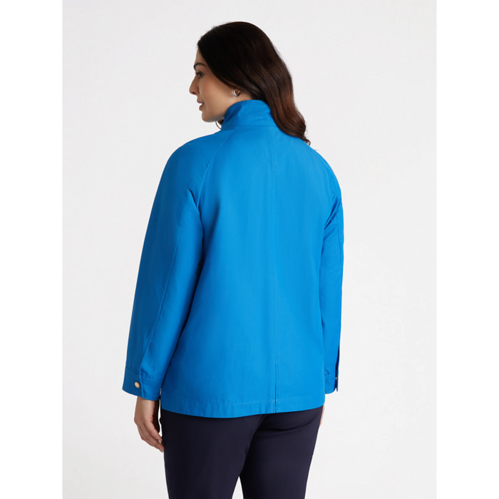 Fiorella Rubino - Parka leggero con zip - Bluette