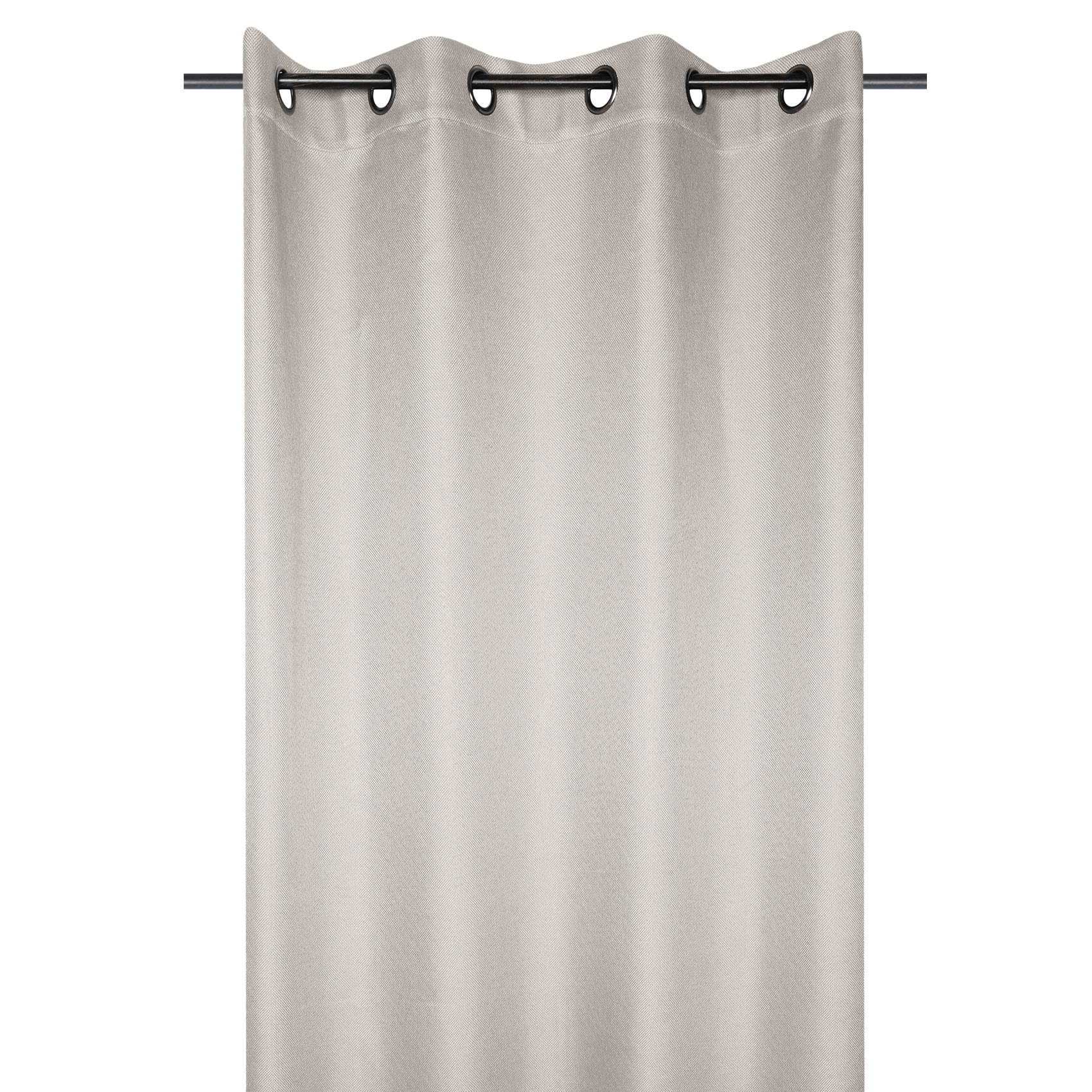 Rideau occultant et isolant doublé de polaire - Ecru