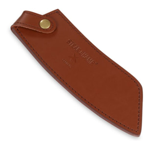 Pochette STEAK CHAMP cuir pour couteau de chef BBQ pro