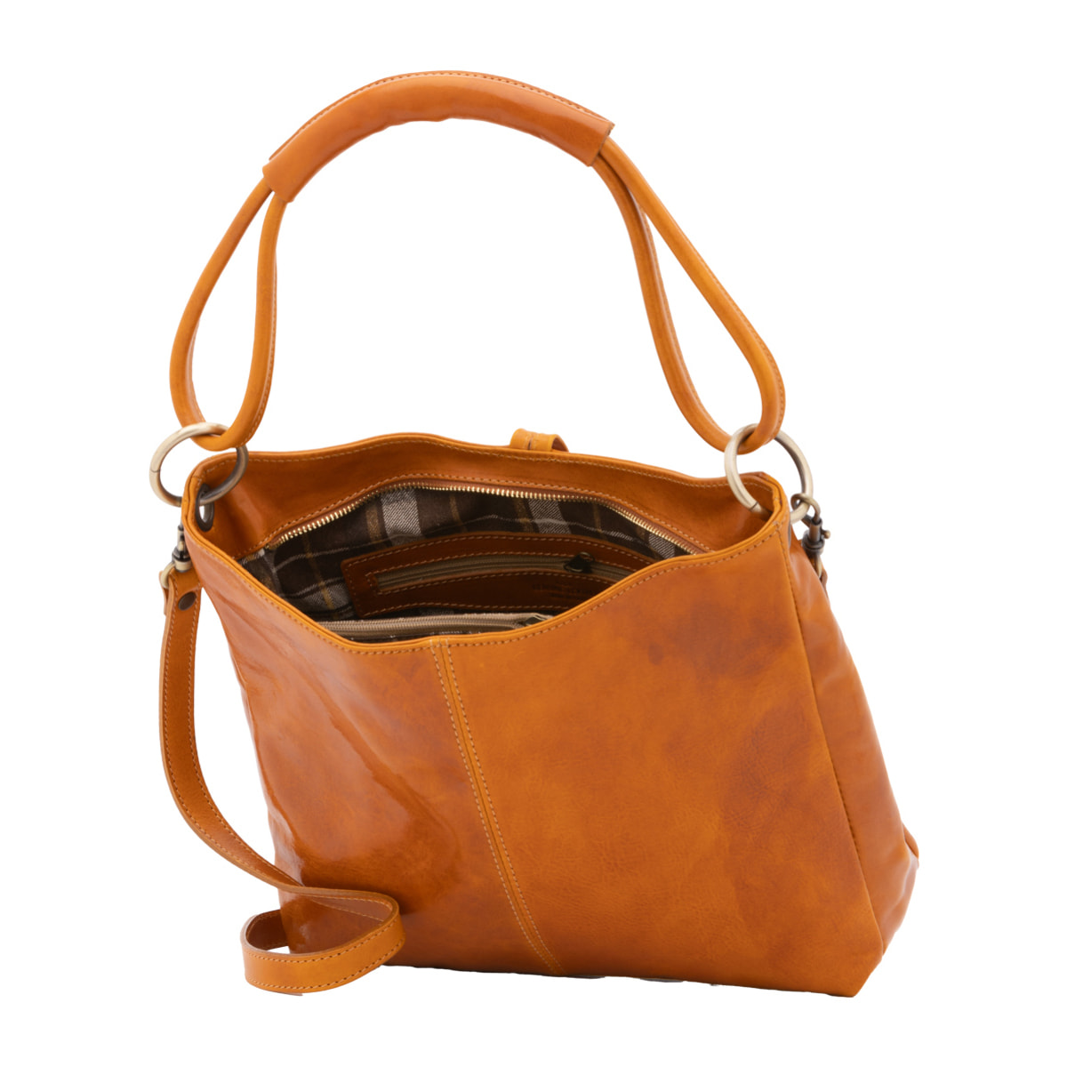 Borsa a spalla  da donna In Vera pelle Made in Italy 29x32x11 cm