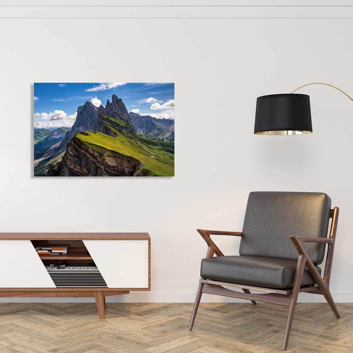 Tableau monde sur le fil du rasoir  Toile imprimée