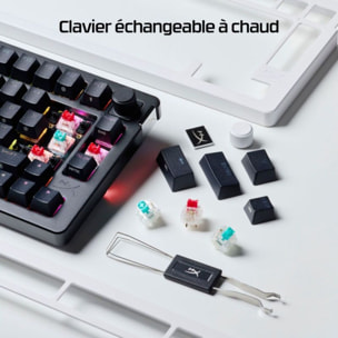 Clavier gamer sans fil HYPERX Alloy Rise Wireless 75