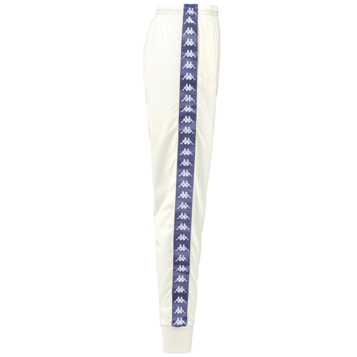 Kappa - Pantaloni Donna Bianco - 222 BANDA WRASTORIA GRAPHIKTAPE