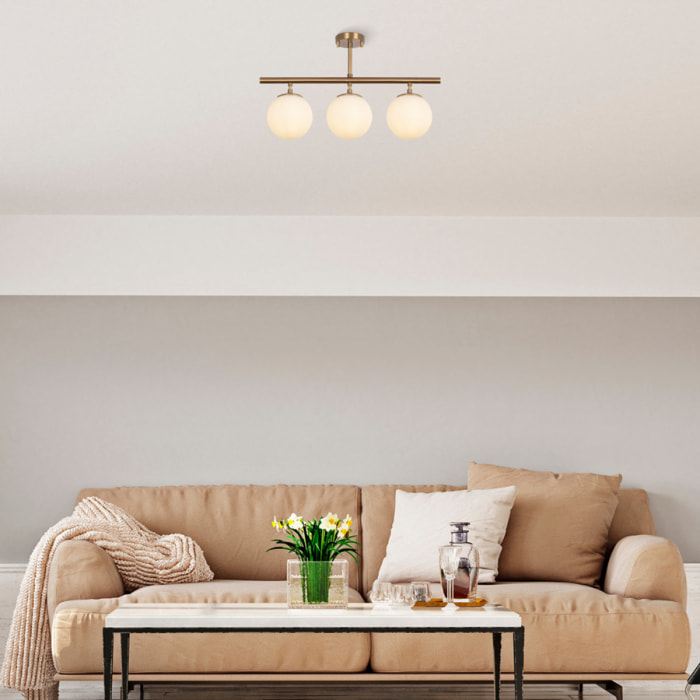 SORA - Plafonnier vintage - 3 lampes