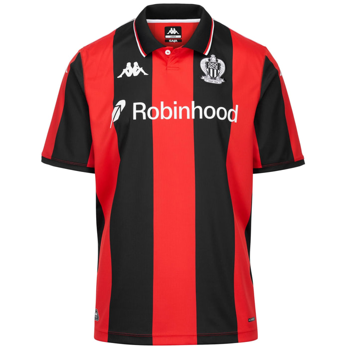 Kappa - Camisetas de juego Hombre Rojo - Kombat 2026 Home Ogc Nice