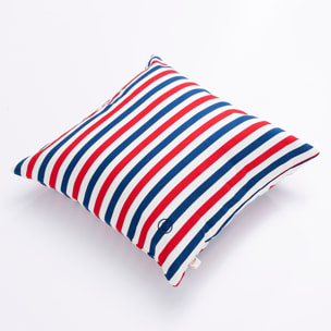 Set de 2 cojines 40x40cm 100% algodón 300gsm rayas yale el ganso