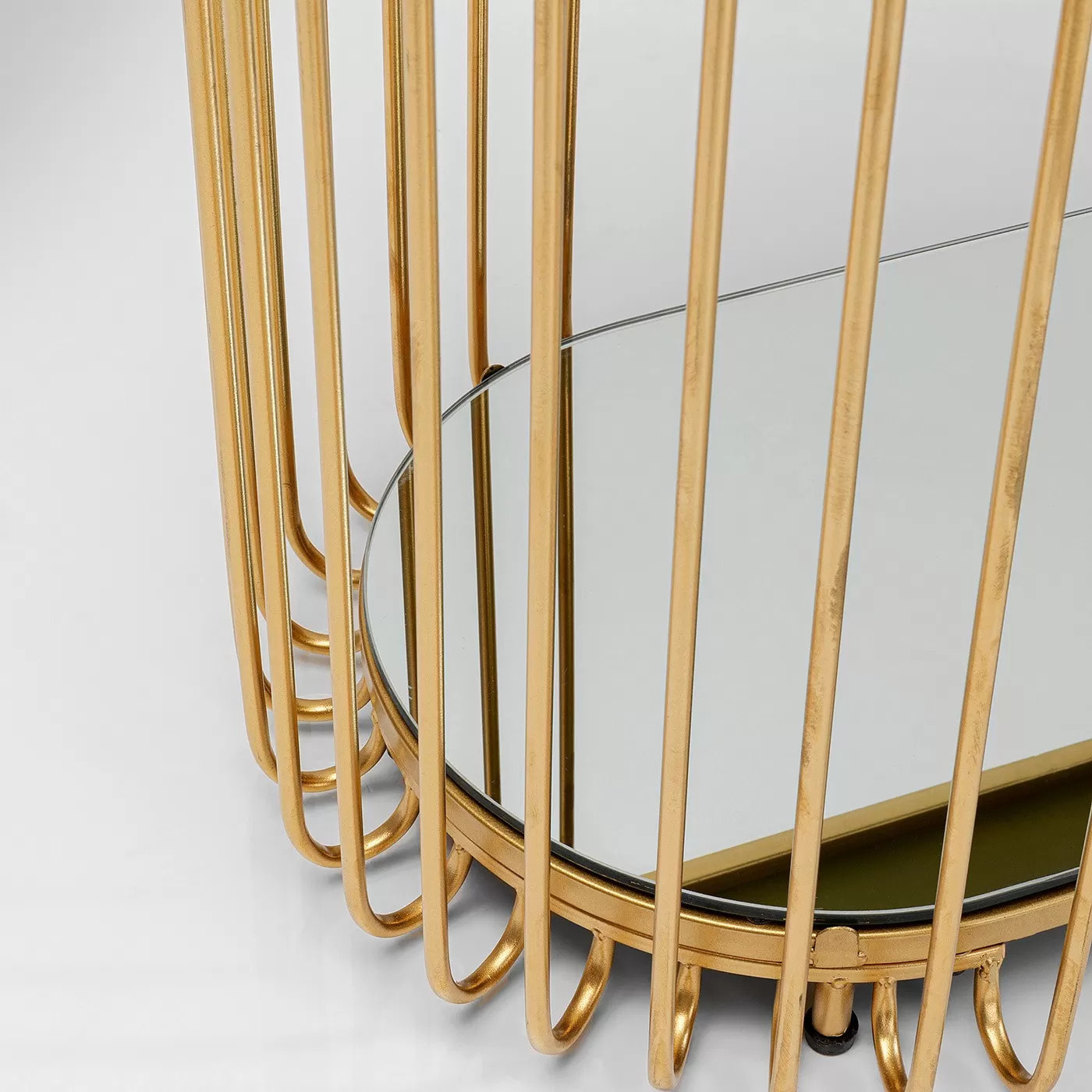 Console Wire 81x37cm laiton Kare Design