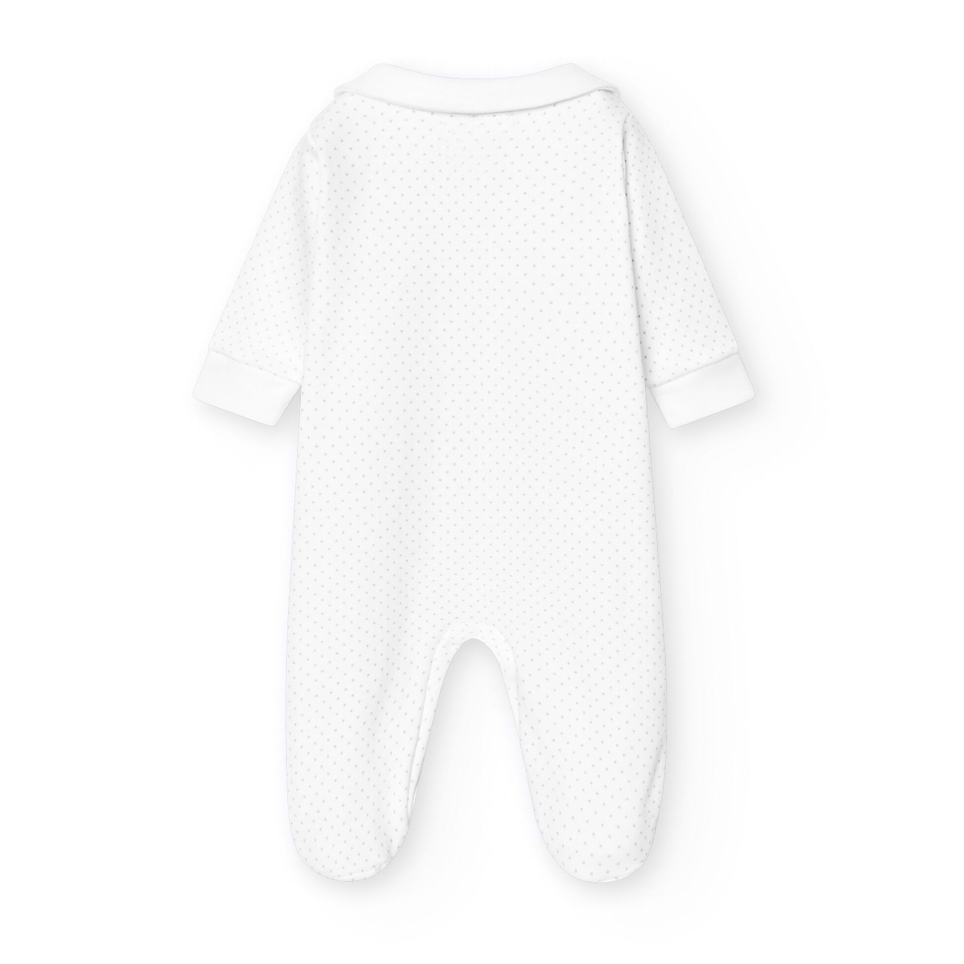 Pelele Est. Cont. Topitos Gris Talla 1