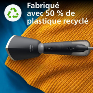 Défroisseur vapeur PHILIPS STH5030/80 Steamer Série 5000 Noir, 35 sec*, 1300W + 2 accessoires