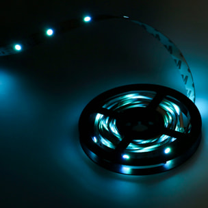 Forlight Tira LED RGB de 5m 12W con control ON-OFF y protección IP20 para uso interior