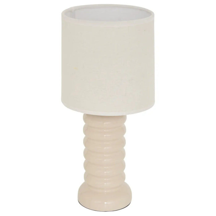 Lampe Vinas beige H33cm