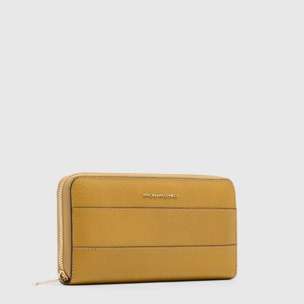 Piquadro Portafogli donna grande zip-around