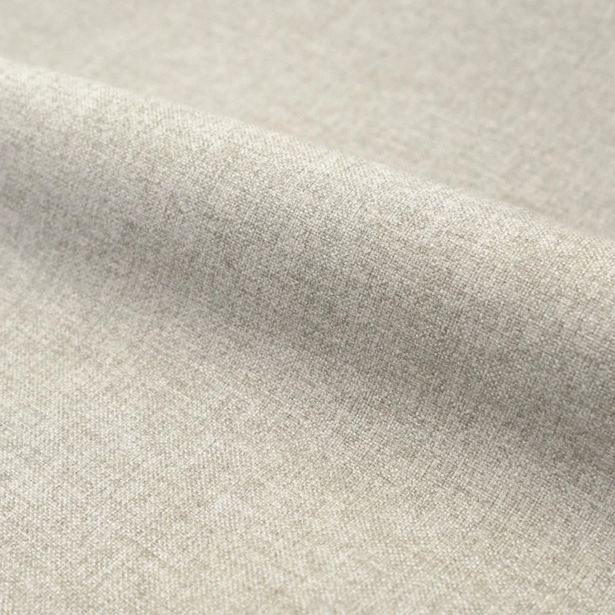 Lit double avec coffre 140x190 cm en tissu gris/beige - Tilly