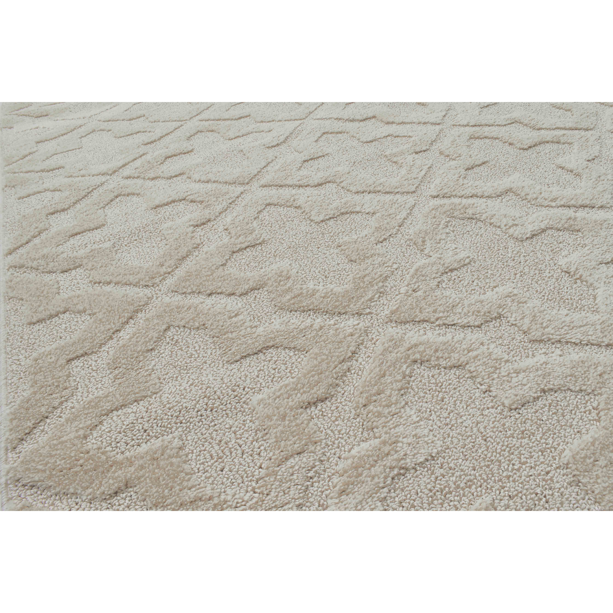 HARMONIE - Tapis motif géométrique crème