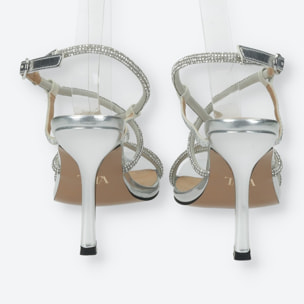 Sandali Donna Tata Italia Argentato