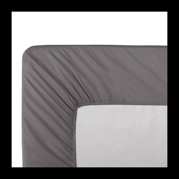 Drap housse b40 Olana acier