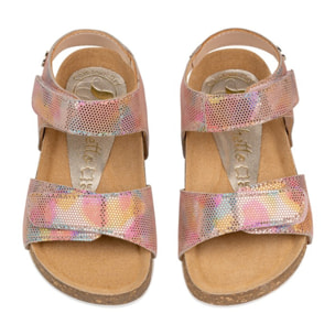 Sandalia Bios Piel  Cabra. Velcro