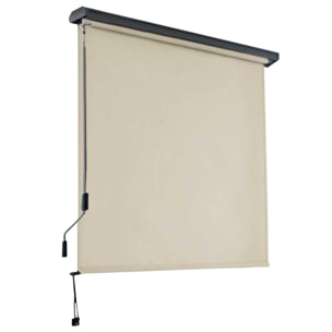 Tenda a rullo Charleston Vacchetti in alluminio beige cm180x250