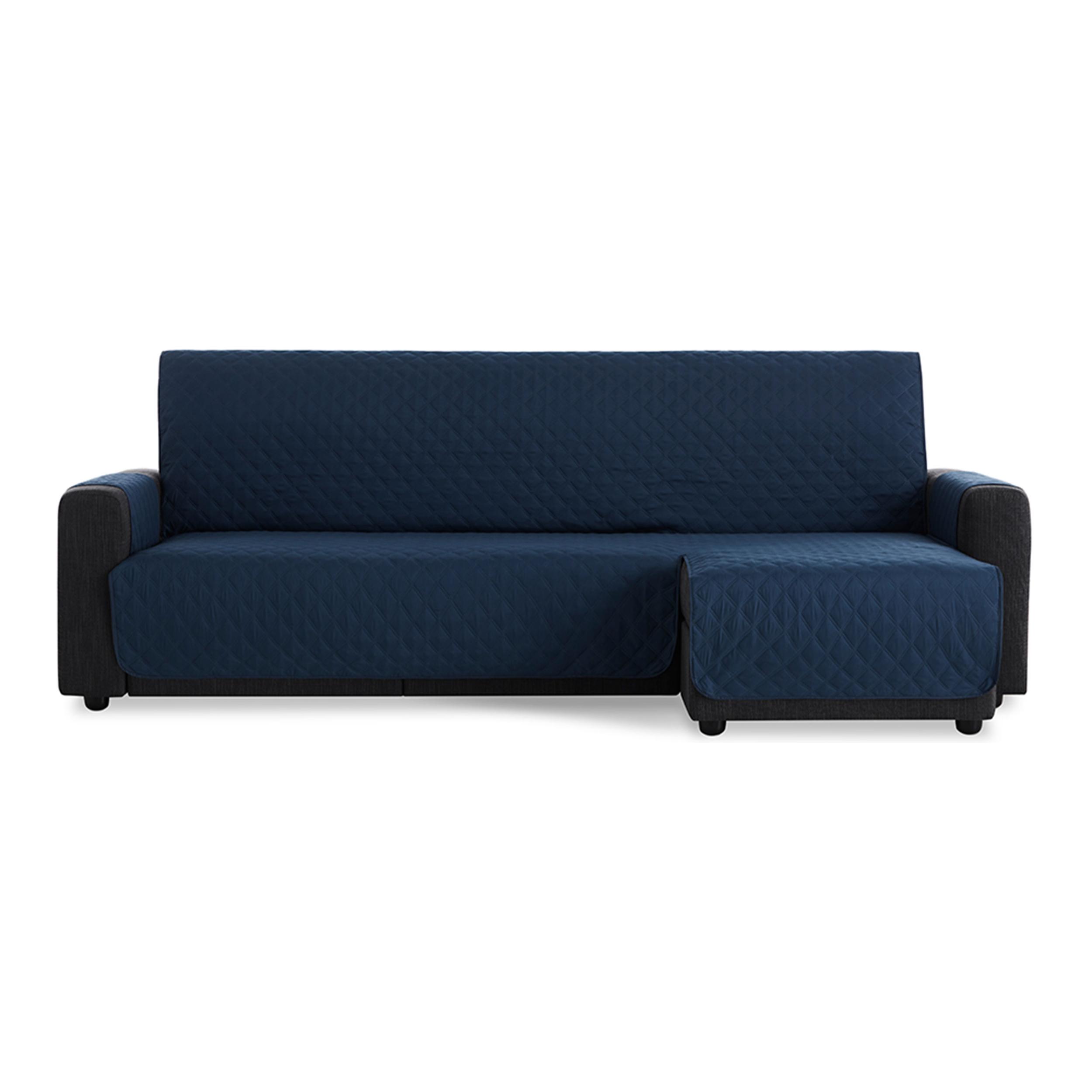 Cubre Sofá Acolchado para Chaise Longue MAU Azul Marino brazo derecho Nordic-Home