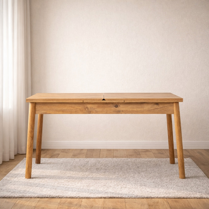 GAO - Table extensible bois - max 6 personnes