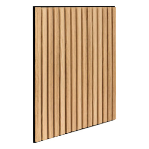 Panneau décoratif mural Colva beige fond noir 60x60cm