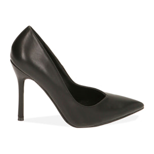 Salón negro, tacón 10,5 cm.