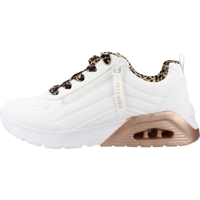 Zapatillas Niña Uno Lite 2.0 - Leopard Stride Blanco