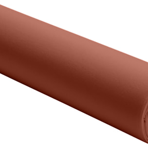 Drap Housse - Bonnet 30cm 100% Percale De Coton Lavé Terracotta