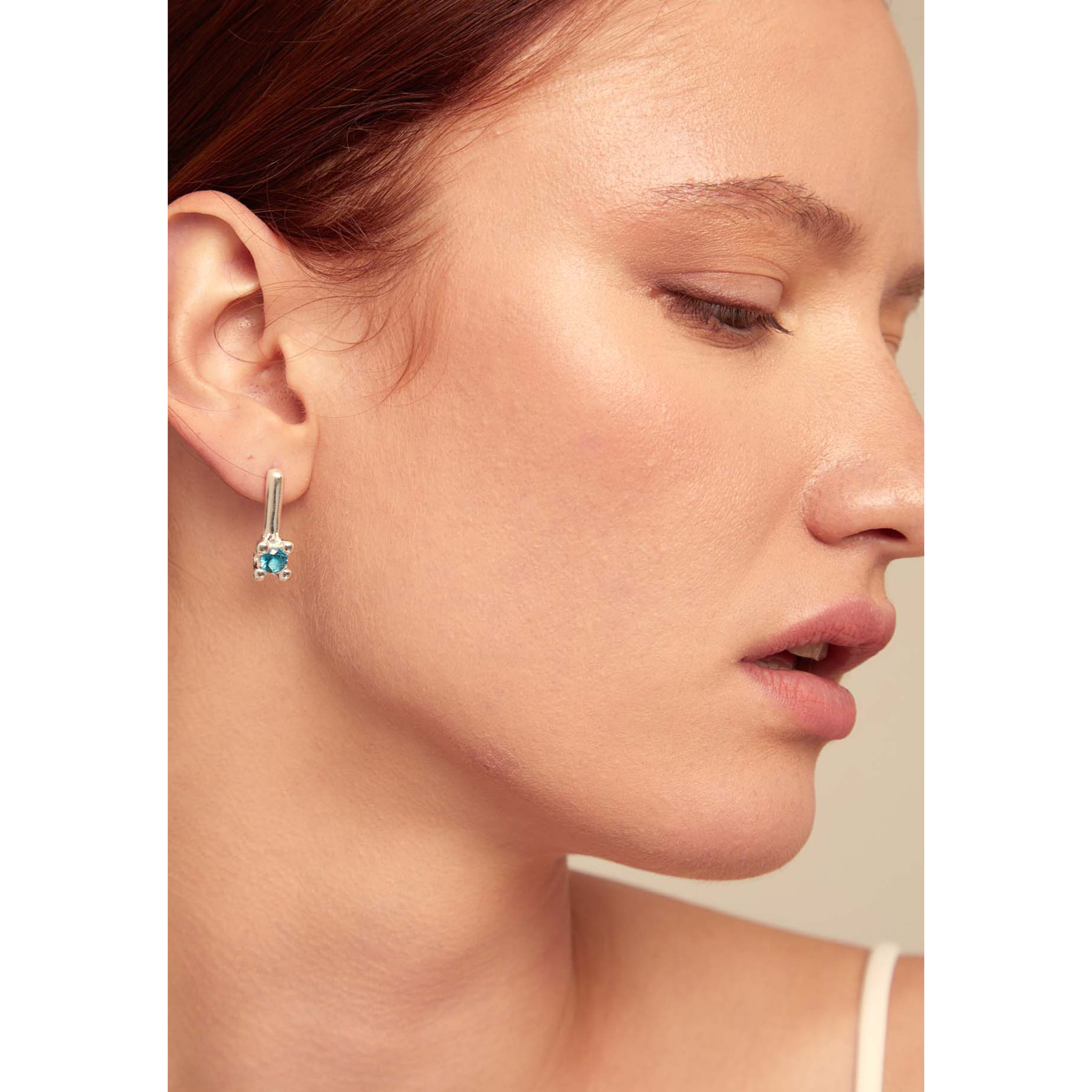 Pendiente Divine AZUL U