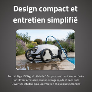 Bestway Robot piscine Falcon nettoyage fond et pentes 28 m² max