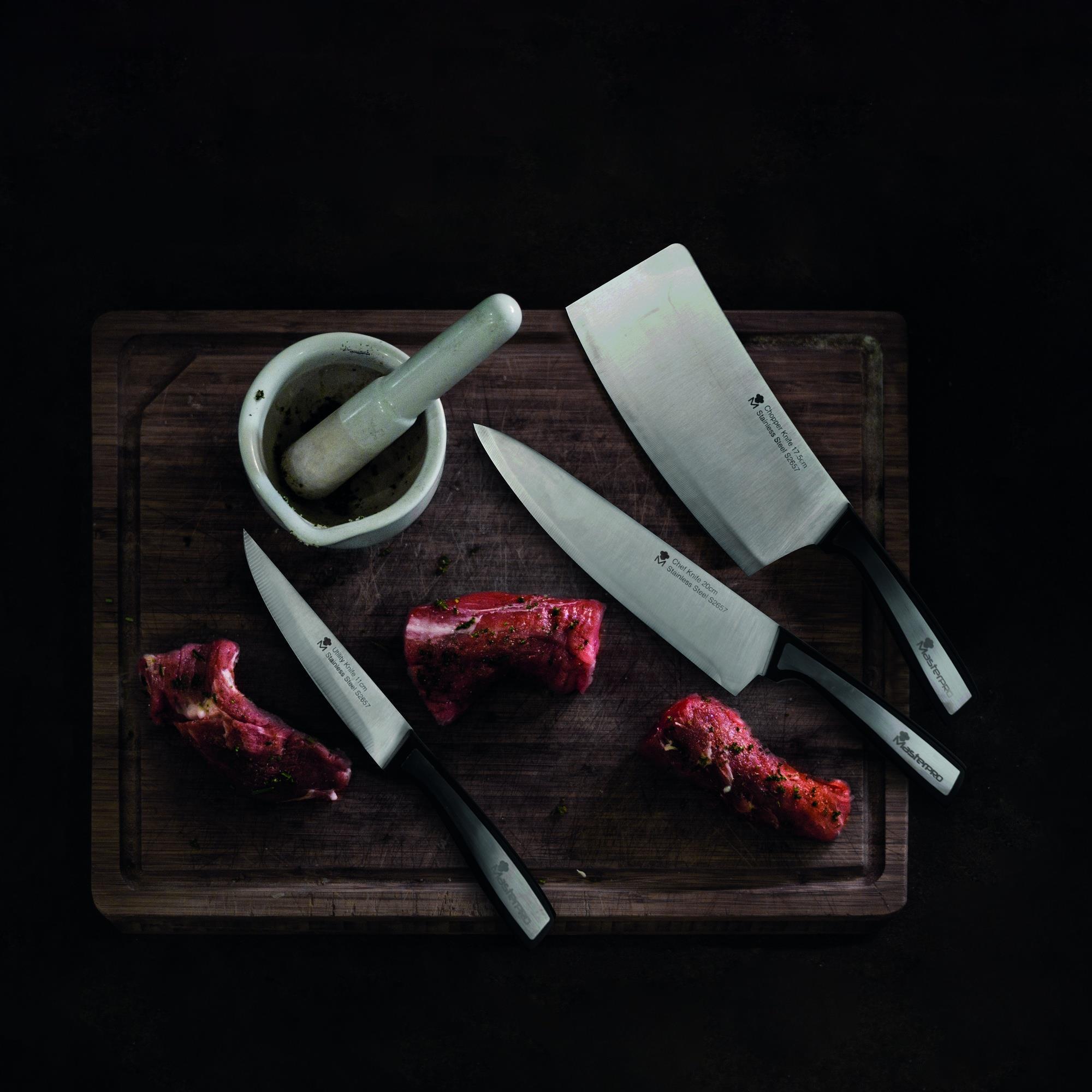 Cuchillo santoku 17,5cm sharp en acero inoxidable masterpro