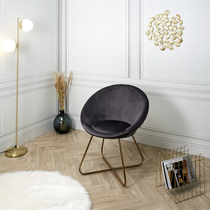Fauteuil Karl Gris M1