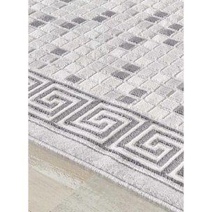 Tapis salon et chambre tissé motif géométrique TUJA