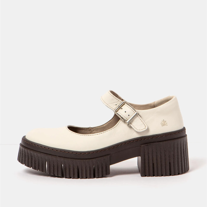 Zapatos con tacón 1373 NAPPA CREAM/YORK color Cream