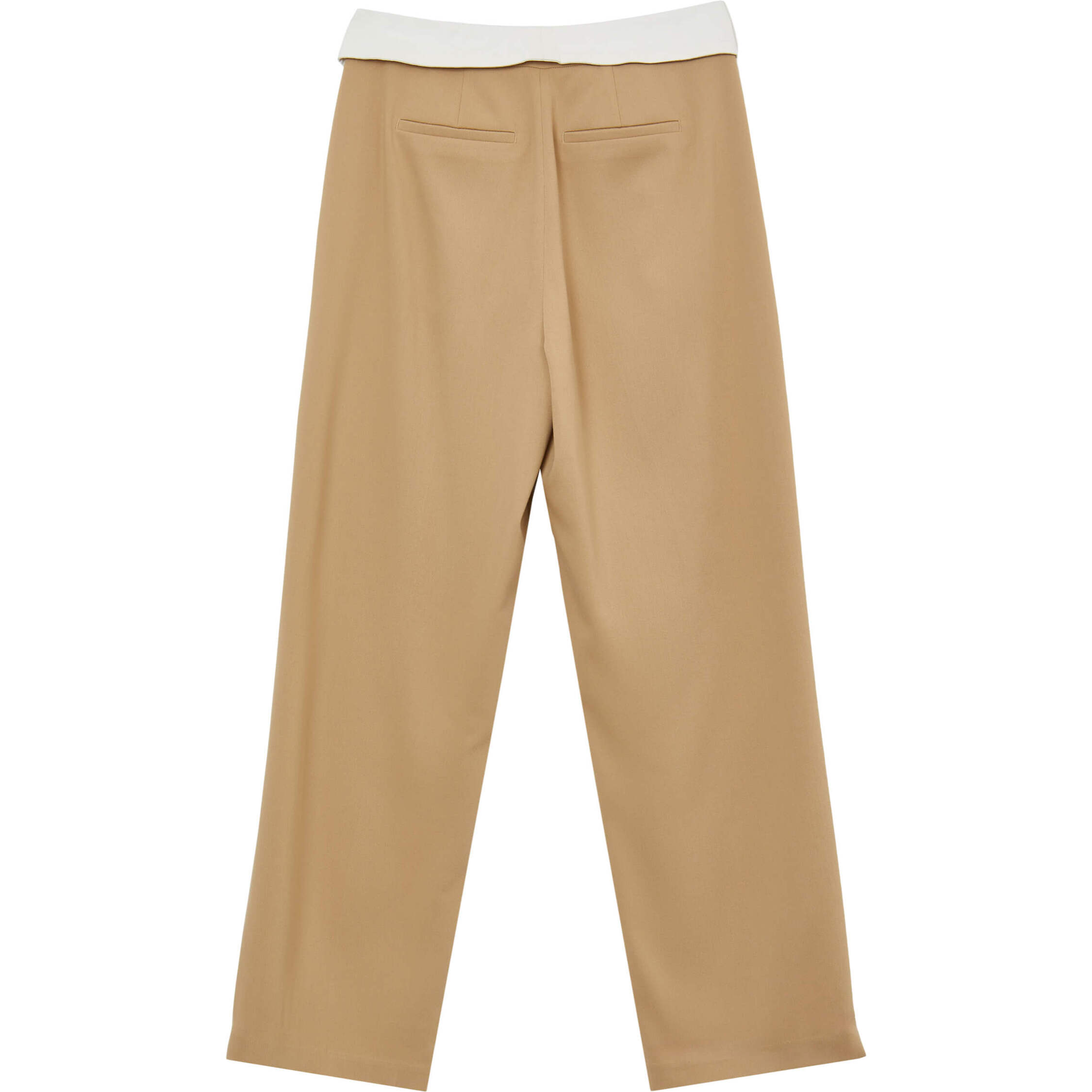 Pantalone con fascia asimmetrica