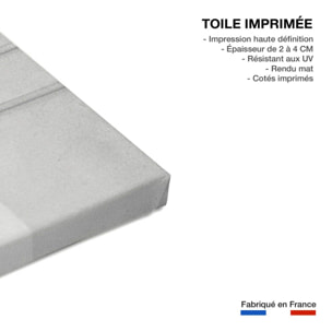 Tableau michel berger et france gall en 1978  Toile imprimée